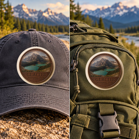 Glacier National Park Lake — 2 Inch Patch