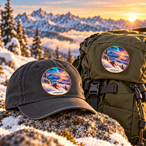 Powder Day Montana Patch - Fusion