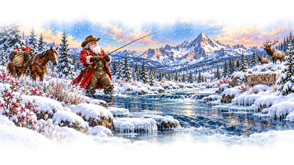 Big_Sky Cowboy Santa original approved scene 4 with organic soft edges