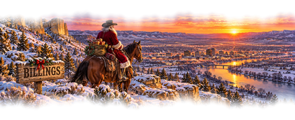 Billings Cowboy Santa original approved scene 1 with organic edges