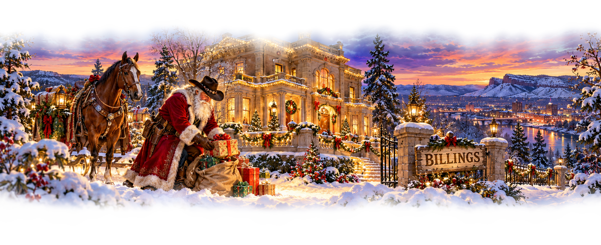 Billings Cowboy Santa original approved scene 2 with organic edges