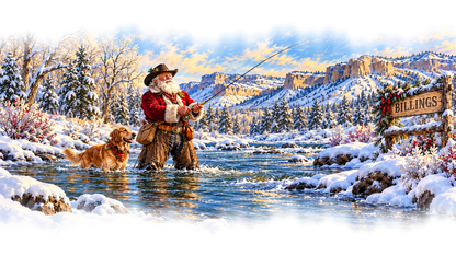 Billings Cowboy Santa original approved scene 4 with organic edges