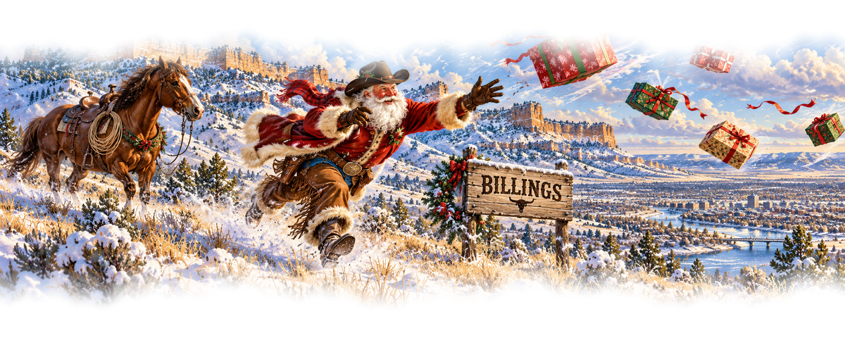 Billings Cowboy Santa original approved scene 5 with organic edges