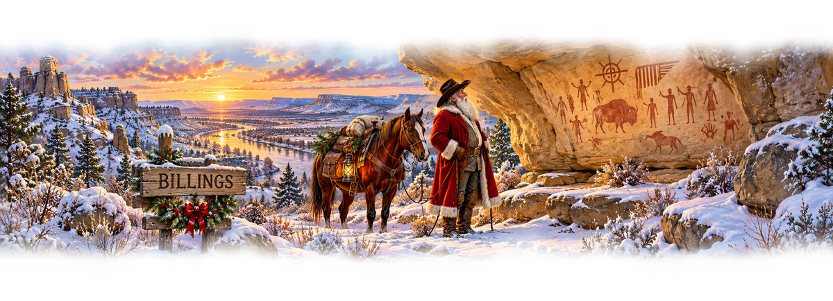 Billings Cowboy Santa original approved scene 6 with organic edges
