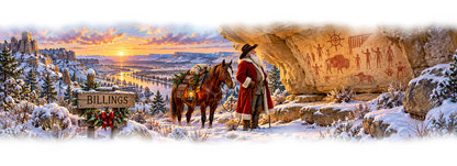 Billings Cowboy Santa original approved scene 6 with organic edges