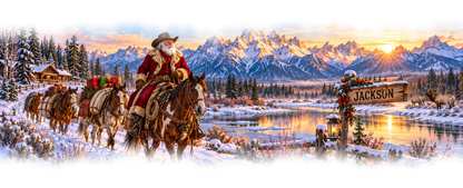 Jackson Cowboy Santa original approved scene 2 with organic edges