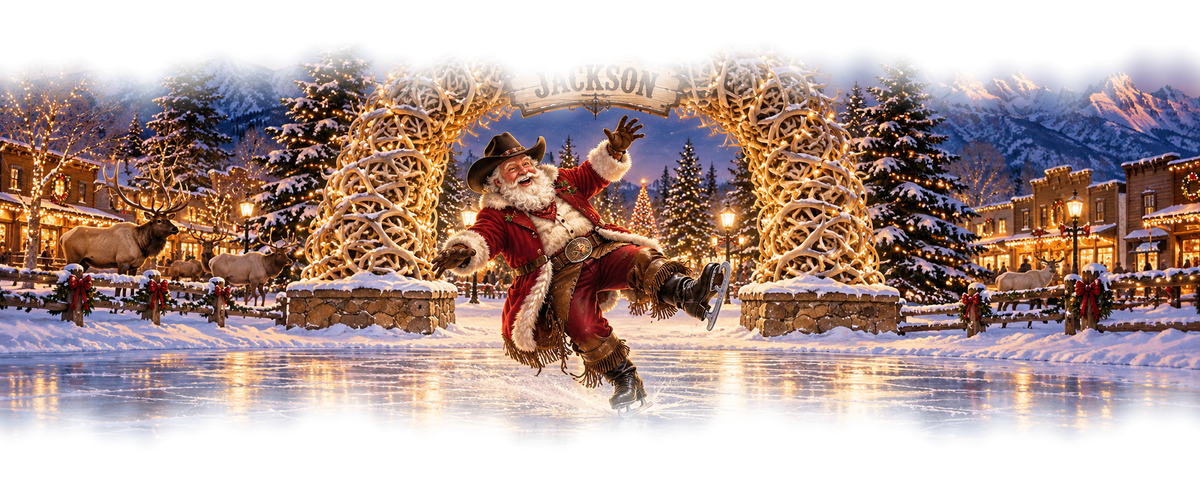 Jackson Cowboy Santa original approved scene 3 with organic edges