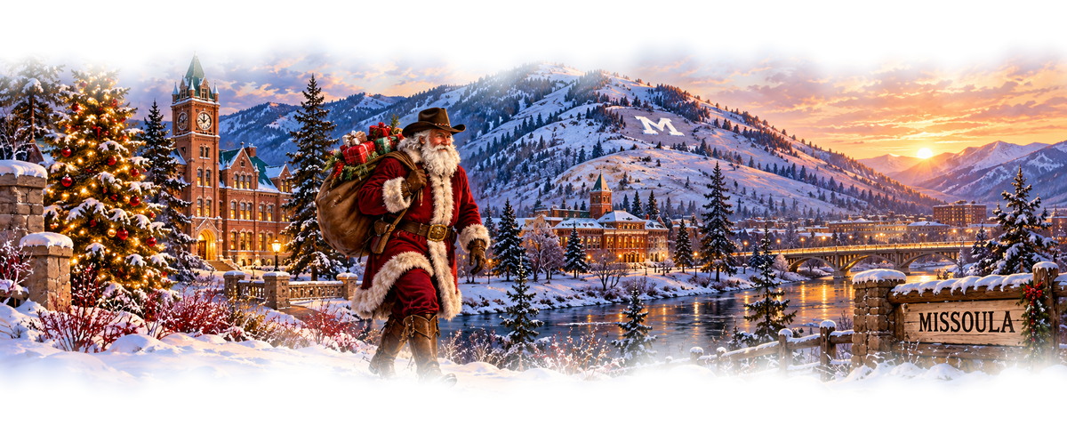 Missoula Cowboy Santa original approved scene 6 with organic edges