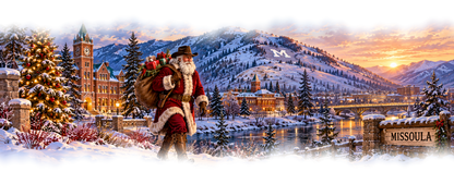 Missoula Cowboy Santa original approved scene 6 with organic edges