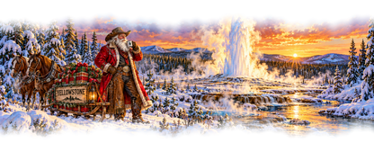 Yellowstone Cowboy Santa original approved scene 1 soft edges