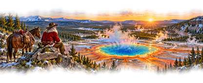 Yellowstone Cowboy Santa original approved scene 6 soft edges