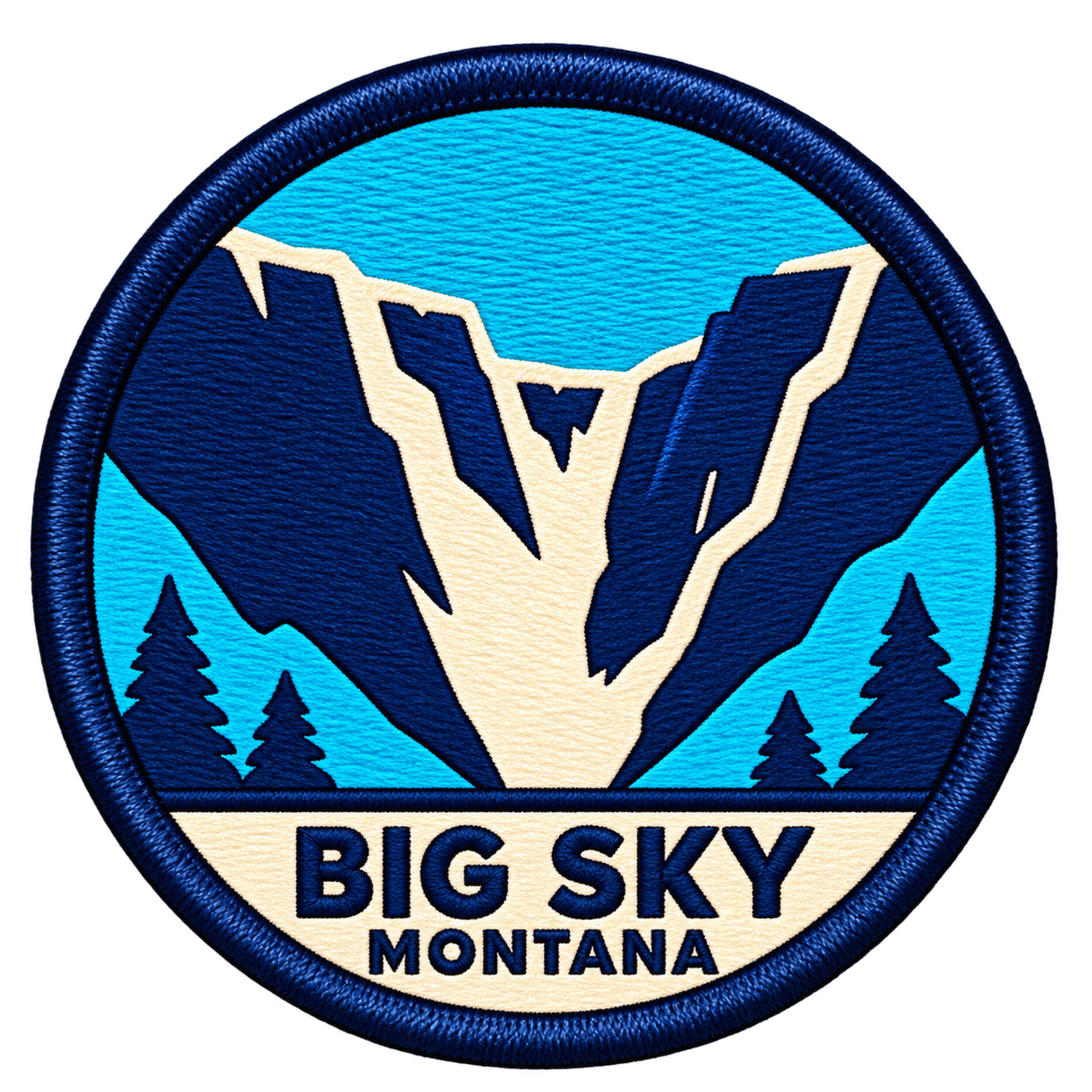 Big Couloir — source artwork reference for the Big Sky collection