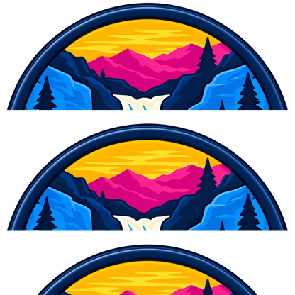 Ousel Falls — source artwork reference for the Big Sky collection