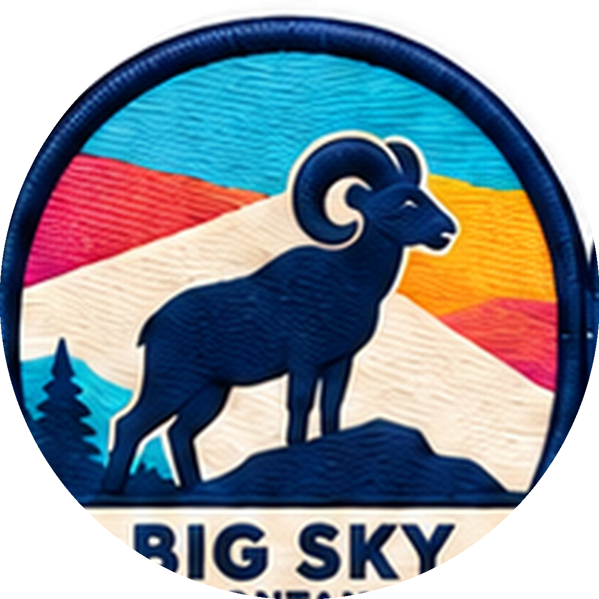 Bighorn Ram — source artwork reference for the Big Sky collection