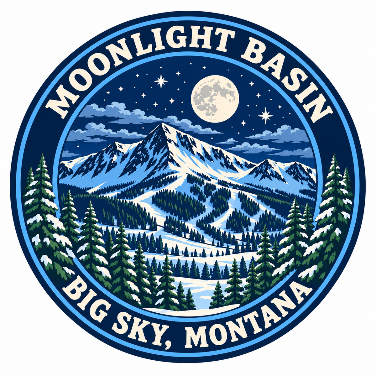 Moonlight Basin — source artwork reference for the Big Sky collection