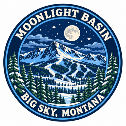 Moonlight Basin — source artwork reference for the Big Sky collection