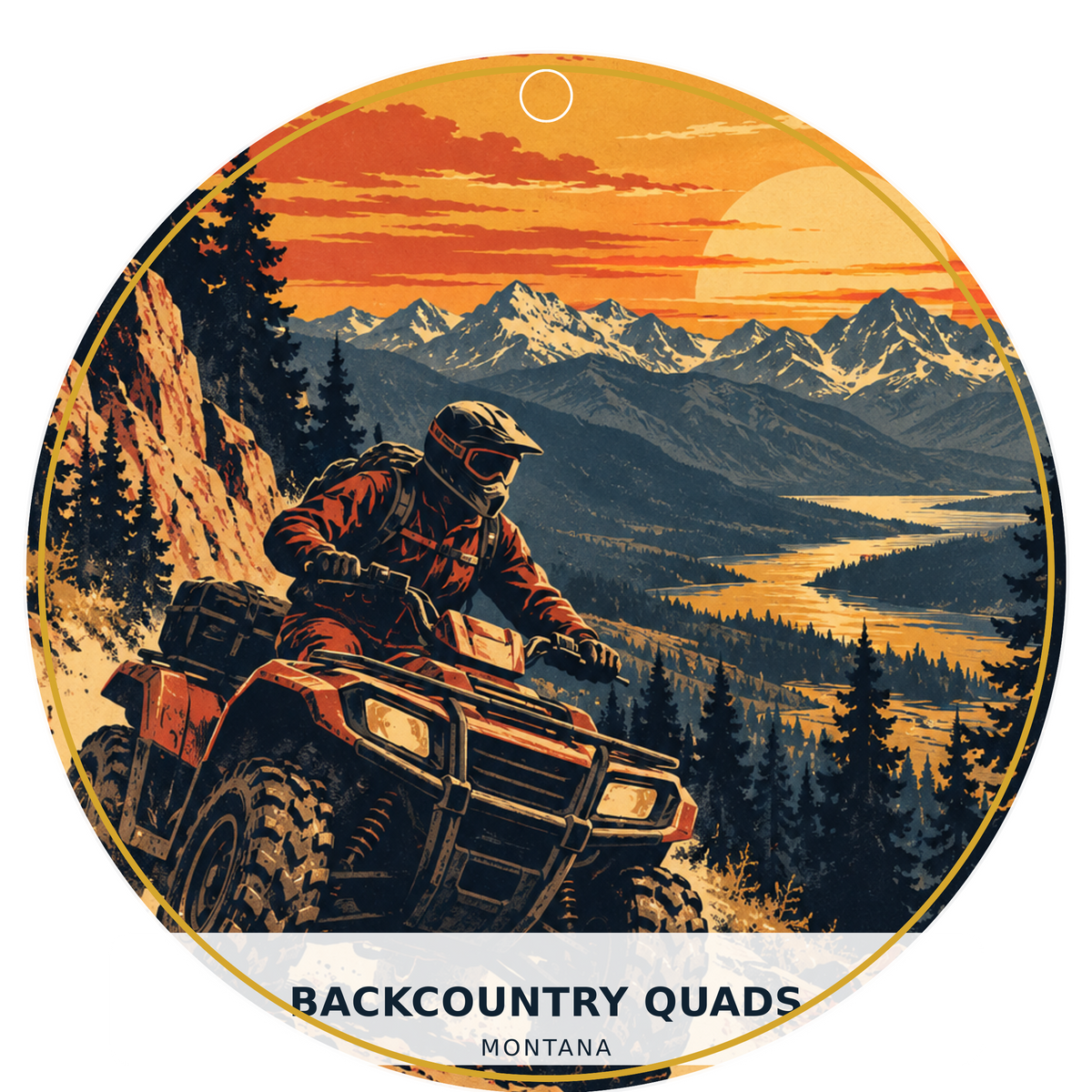Backcountry Quads — Retro — source artwork reference for the Montana Outdoor Adventure collection