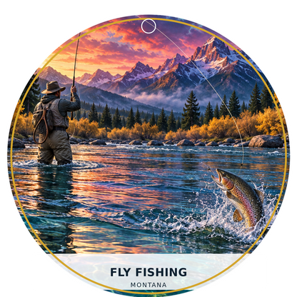 Fly Fishing — Fusion — source artwork reference for the Montana Outdoor Adventure collection