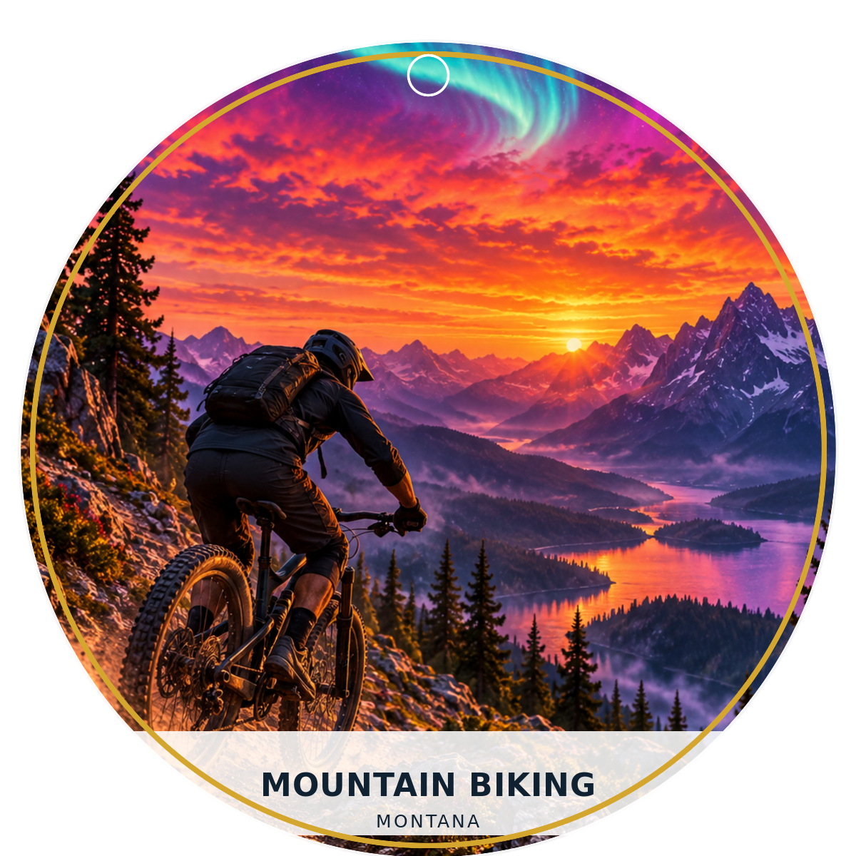Mountain Biking — Fusion — source artwork reference for the Montana Outdoor Adventure collection