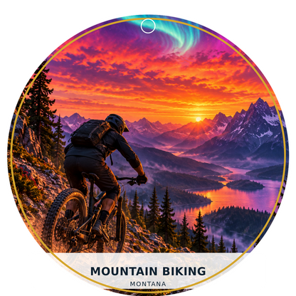 Mountain Biking — Fusion — source artwork reference for the Montana Outdoor Adventure collection