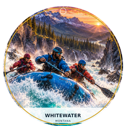 Whitewater — Fusion — source artwork reference for the Montana Outdoor Adventure collection