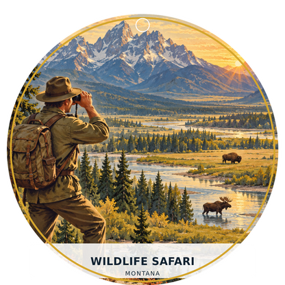 Wildlife Safari — Classic — source artwork reference for the Montana Outdoor Adventure collection