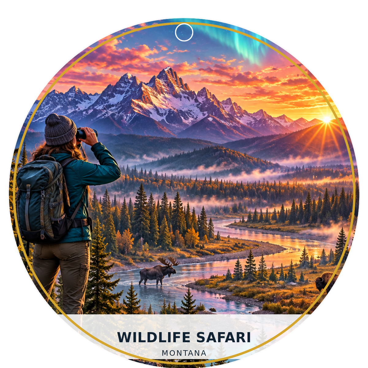 Wildlife Safari — Fusion — source artwork reference for the Montana Outdoor Adventure collection