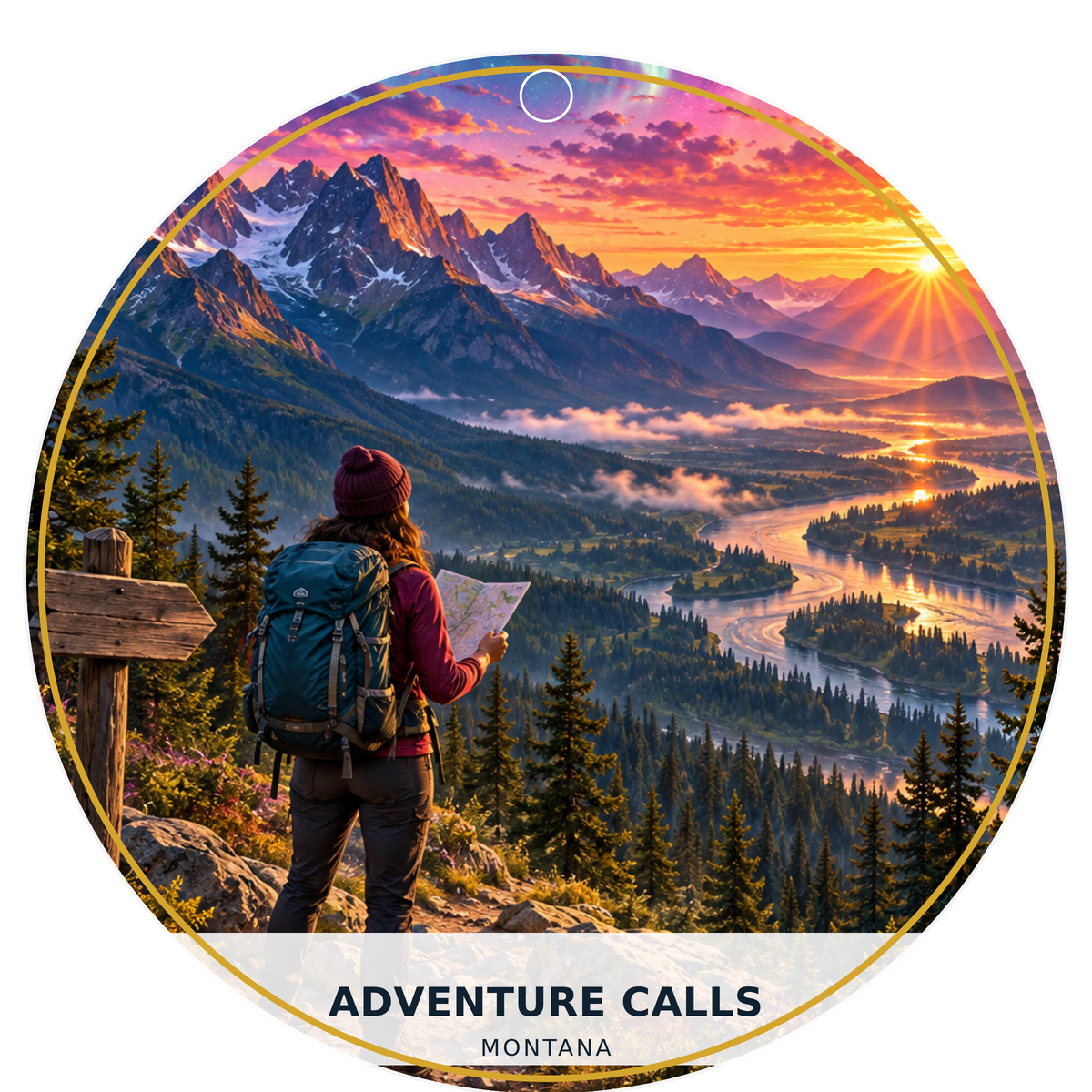 Adventure Calls — Fusion — source artwork reference for the Montana Outdoor Adventure collection
