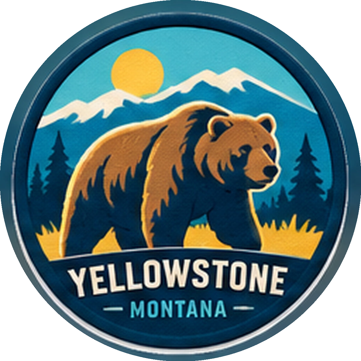 Grizzly — source artwork reference for the Yellowstone collection