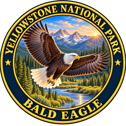 Bald Eagle — source artwork reference for the Yellowstone collection