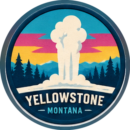 Old Faithful — source artwork reference for the Yellowstone collection