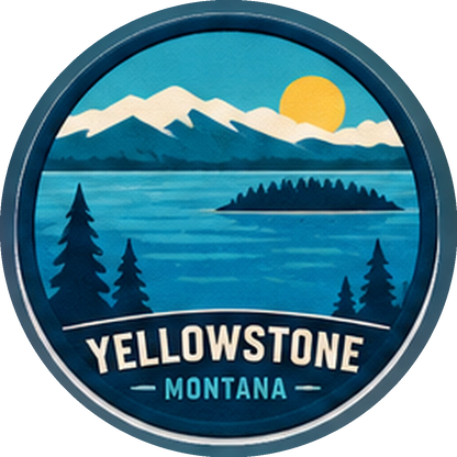 Yellowstone Lake — source artwork reference for the Yellowstone collection