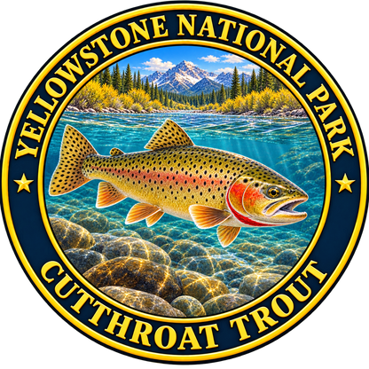 Cutthroat Trout — source artwork reference for the Yellowstone collection