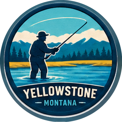 Fly Fisherman — source artwork reference for the Yellowstone collection