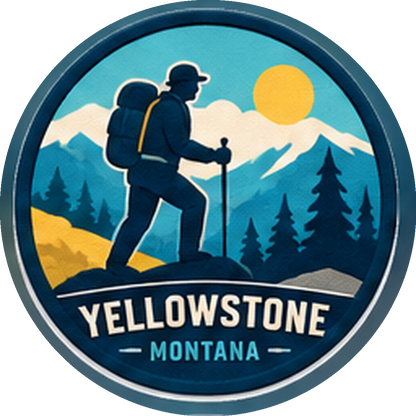 Hiking — source artwork reference for the Yellowstone collection
