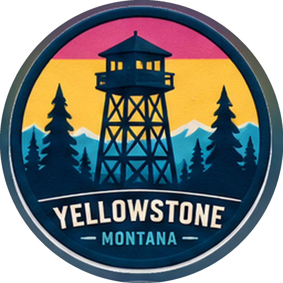 Ranger Tower — source artwork reference for the Yellowstone collection