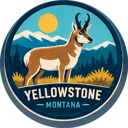 Pronghorn — source artwork reference for the Yellowstone collection