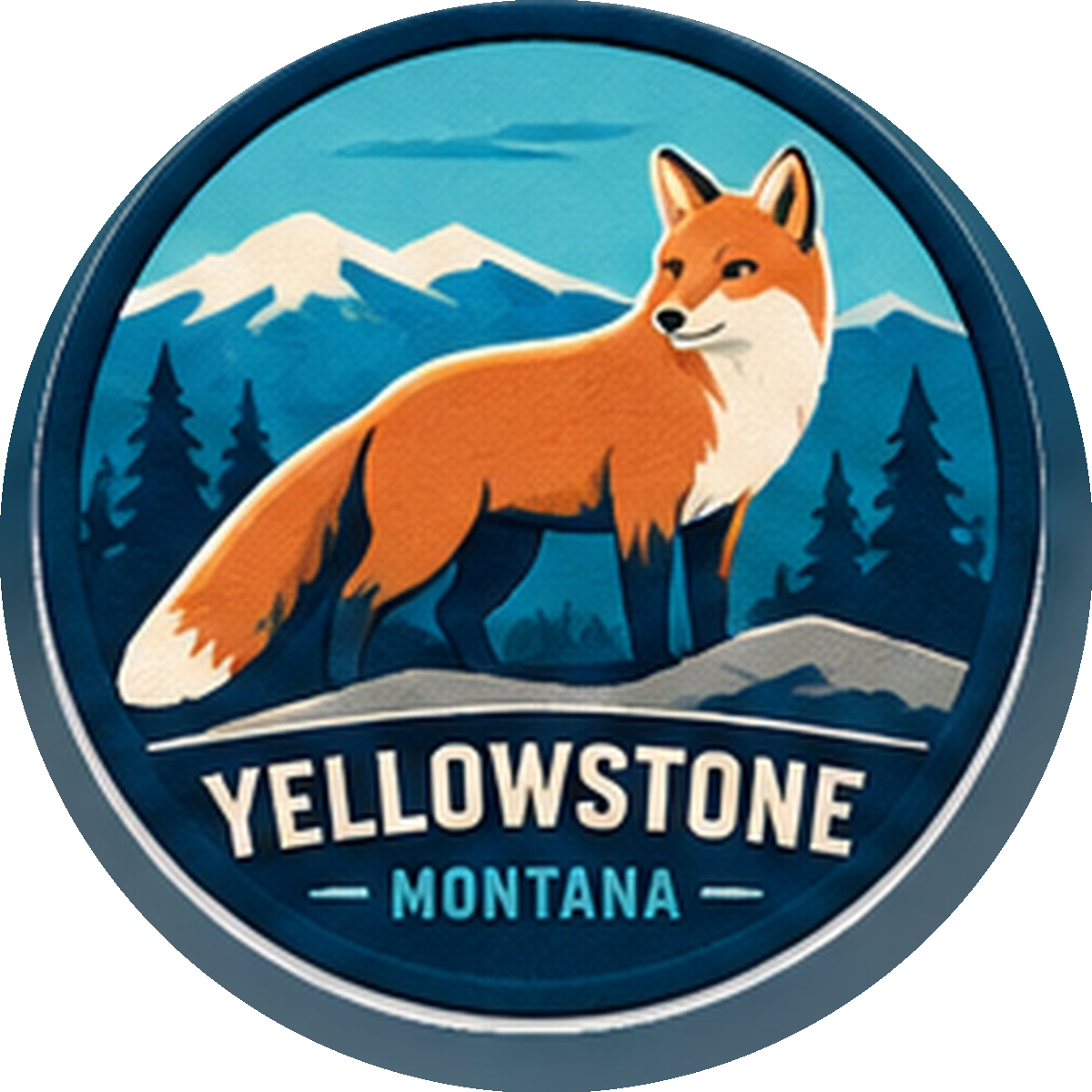 Fox — source artwork reference for the Yellowstone collection