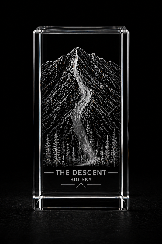The Descent™ – K9 Crystal Engraving