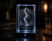 The Descent™ – K9 Crystal Engraving