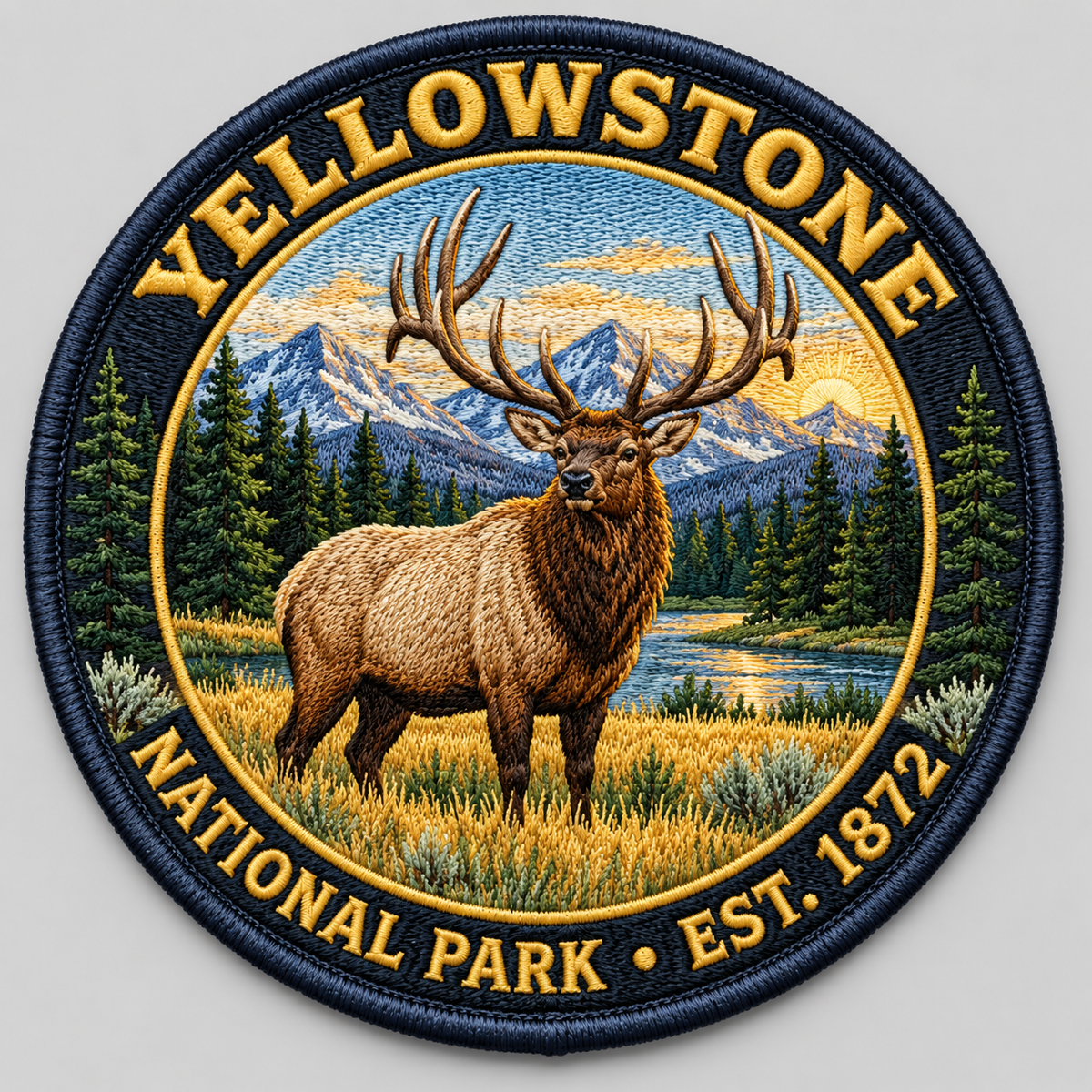 Yellowstone Elk approved master artwork reference