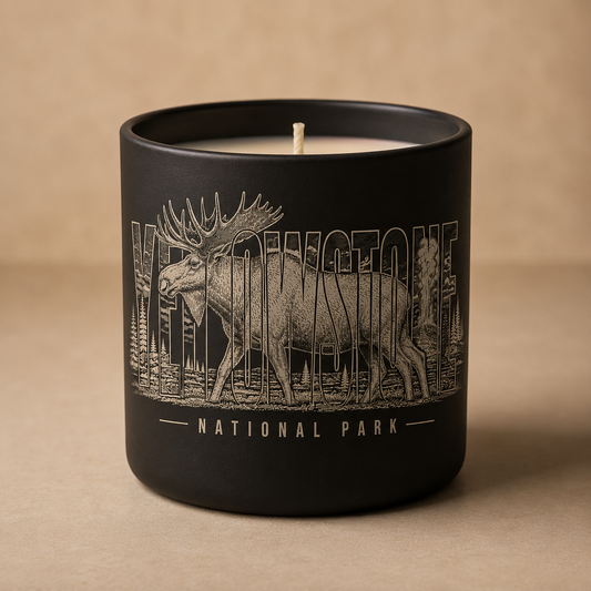 Yellowstone National Park Moose Candle product image