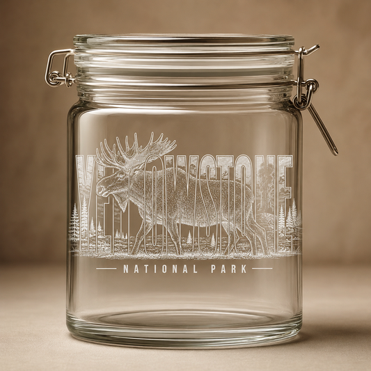 Yellowstone National Park Moose Hinged Cookie Jar product image
