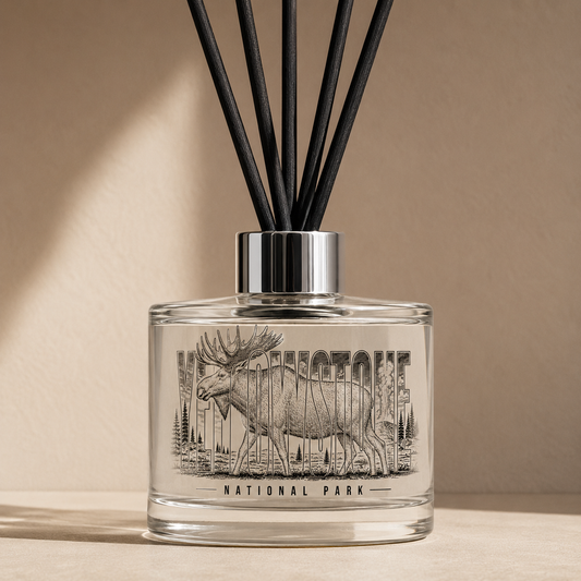 Yellowstone National Park Moose Glass Diffuser product image