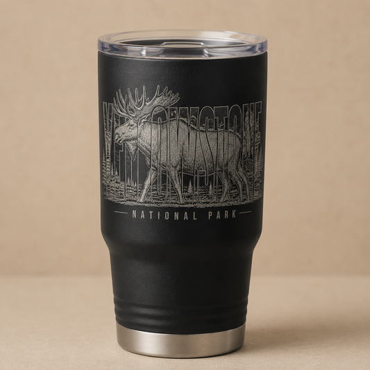 Yellowstone National Park Moose 20 oz Tumbler product image
